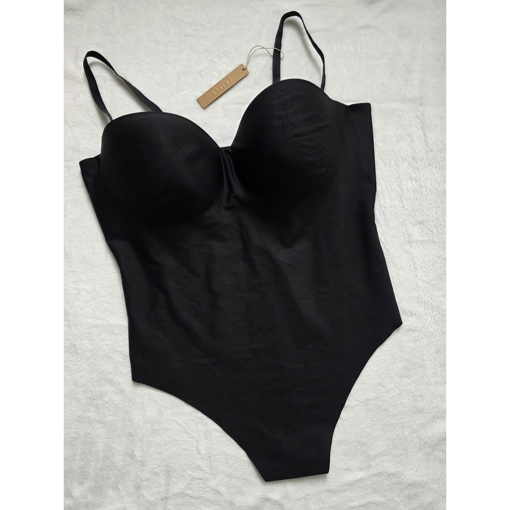 SKIMS Body UNDERWIRE THONG BODYSUIT in Onyx Womens Size 3XL/XXXL NWT $138